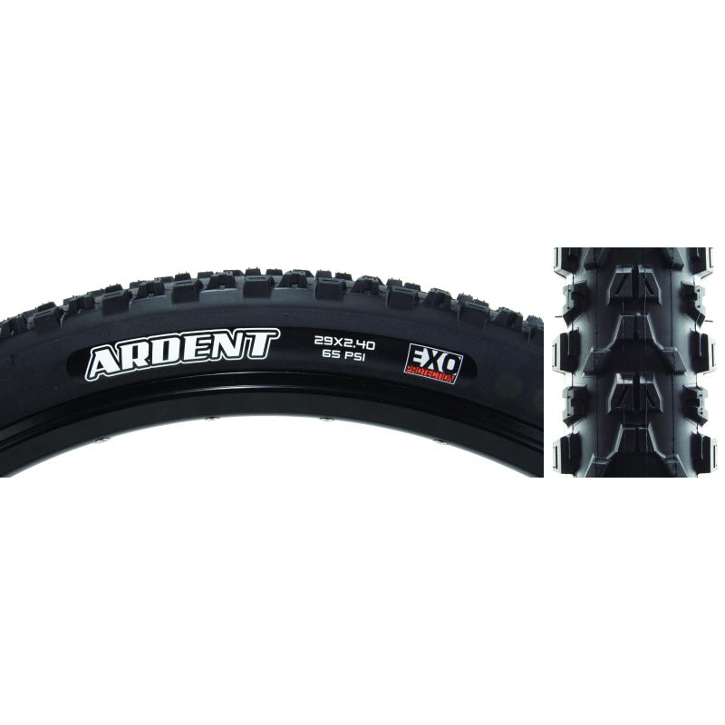 Maxxis Ardent Tire – 29 x 2.4 Clincher Wire Black EXO