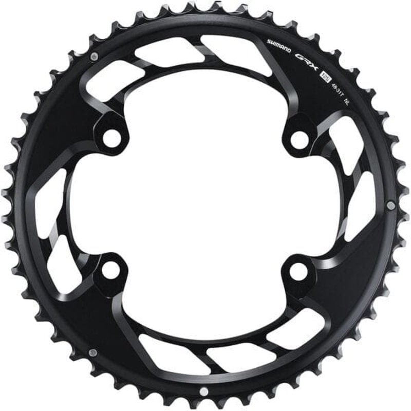 Shimano GRX FC-RX820-2 GRX 12 speed double outer chainring 48T-ND, for 48-31T