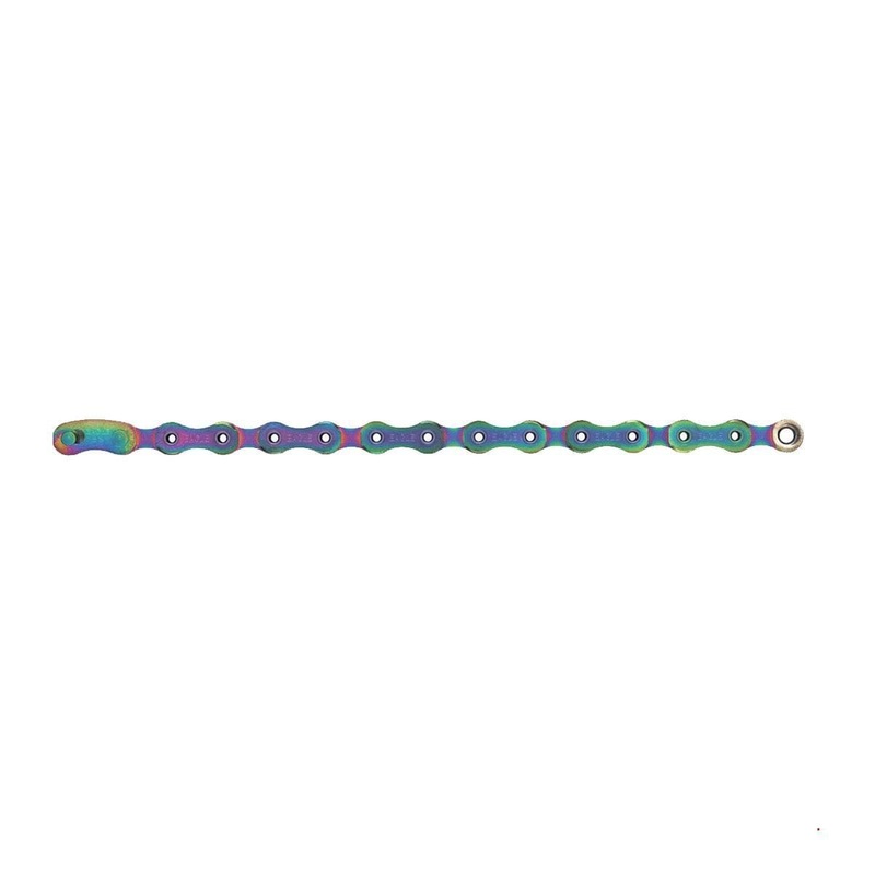 Sram Chain Pc Xx1 Eagle Hollowpin 126 Links Powerlock Flowlink 12 Speed: Rainbow 12 Speed