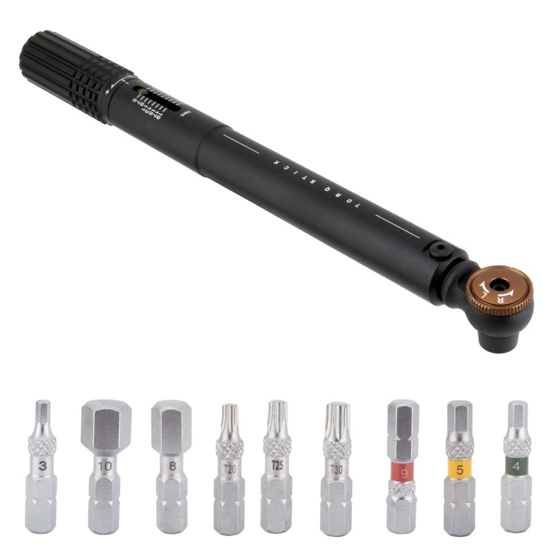 Topeak Torq Stick Wrench – 4-20Nm 9p Bit Set