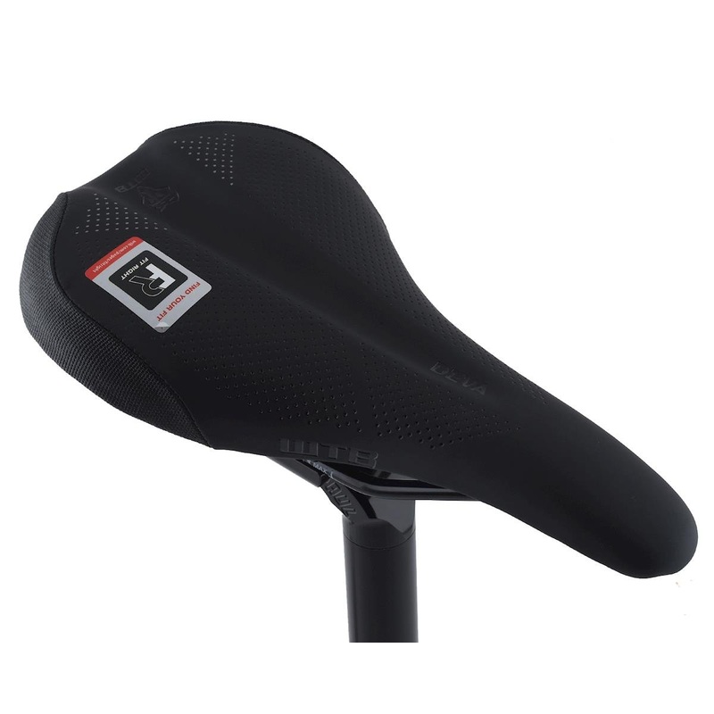 WTB Deva Saddle (Black) (Steel Rails) (Medium) (145mm)