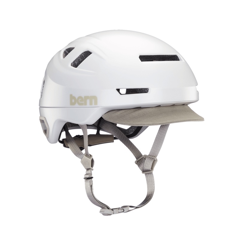 Bern Hudson MIPS Satin White|Bern Helmet Hudson MIPS Satin White – Large|Bern Helmet Hudson MIPS Satin White – Medium|Bern Helmet Hudson MIPS Satin White – Small