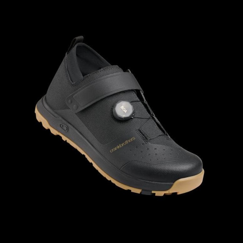 Crankbrothers Mallet Trail Boa Shoes – Black/Gold – 7