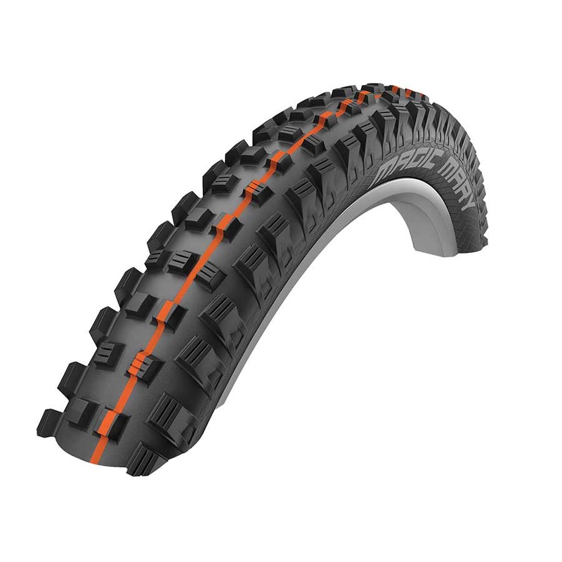 Schwalbe Magic Mary Addix Tire 27.5×2.60 Folding Tubeless Ready Addix Soft Super Gravity TL Easy Black
