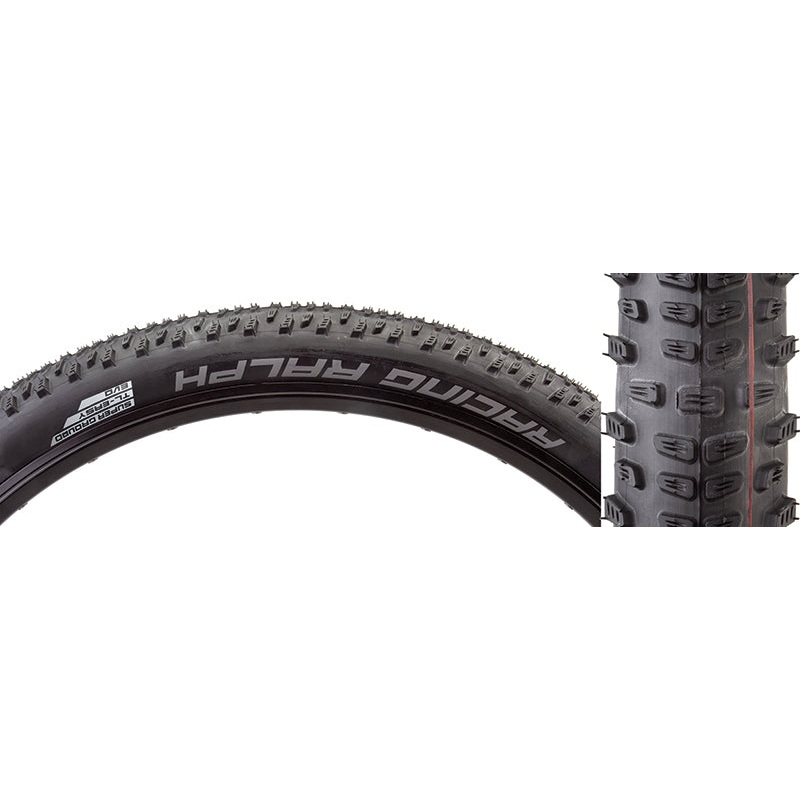 Schwalbe Racing Ralph Tire – 29 x 2.25 Tubeless Folding BLK Evolution Super Ground Addix Speed