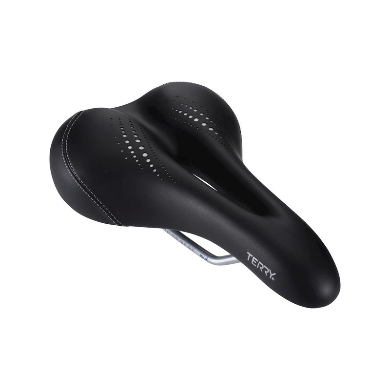 Terry Liberator X Gel Saddle (Black) (Steel Rails) (163mm)