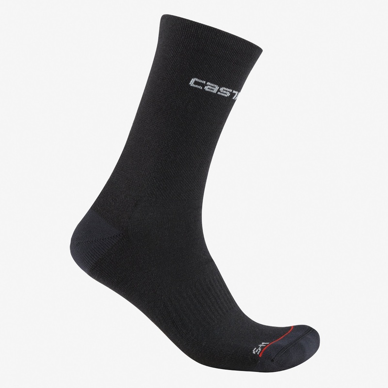 Calze donna Castelli Diciotto Soft Merino – Nero