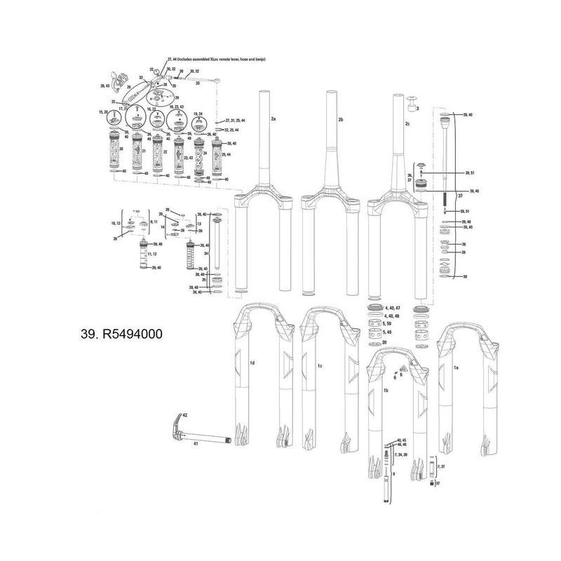 Rockshox Fork Service Kit – Dual Air, Sid A1/Reba A1:
