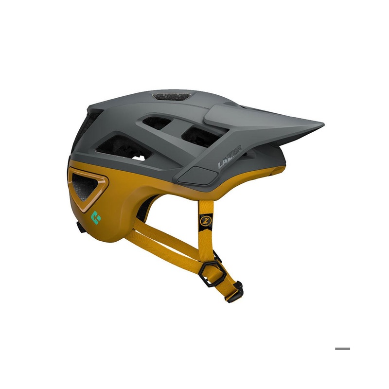 Lazer Jackal KinetiCore Trail Helmet (Matte Grey Autumn) (L)