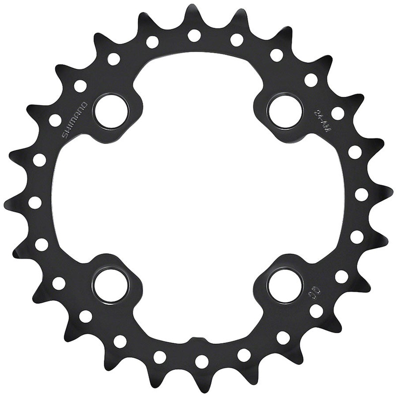 Shimano FC-M675 Chainring – 24t 10-Speed Inner 64 BCD Black