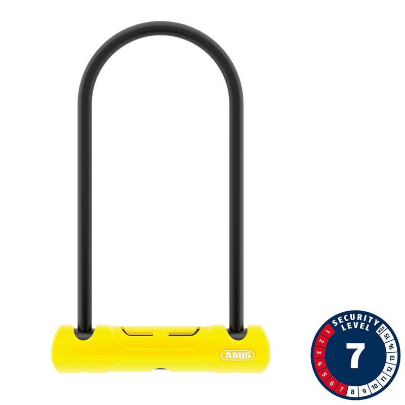 ABUS 402 U-Lock – 4.3×9 Keyed Black Includes bracket