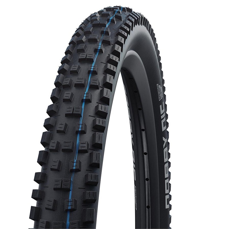 Schwalbe Nobby Nic Tire – 27.5 x 2.4 Tubeless Folding BLK Evolution Line Addix SpeedGrip Super Ground