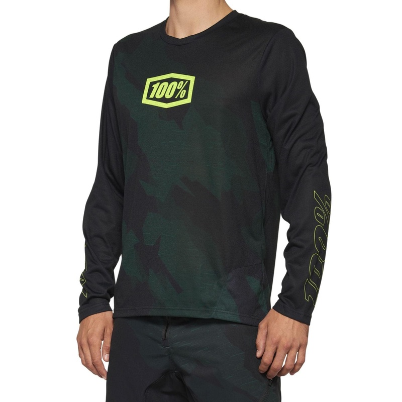100% Airmatic Long Sleeve Limited Edition Jersey 2022 Black Camo