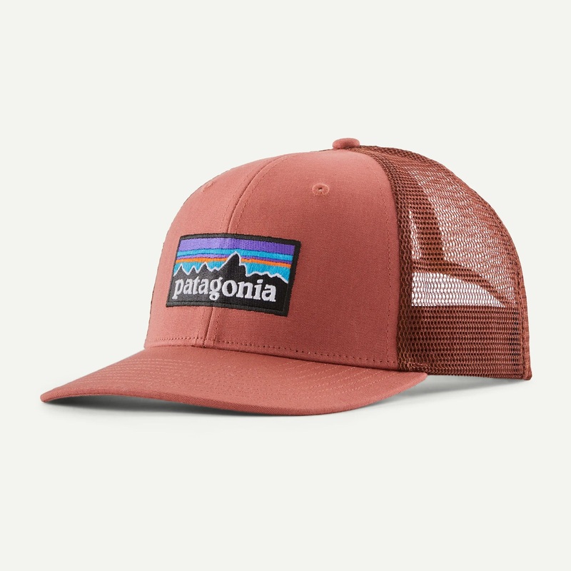 Cappellino Patagonia P-6 Logo Trucker – Rosso