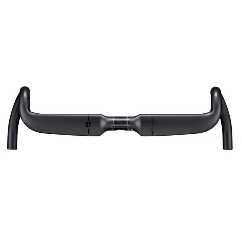 3T Aeroghiaia LTD Stealth|3T Handlebar Aeroghiaia Carbon LTD Stealth Gravel Flare 40cm c/c