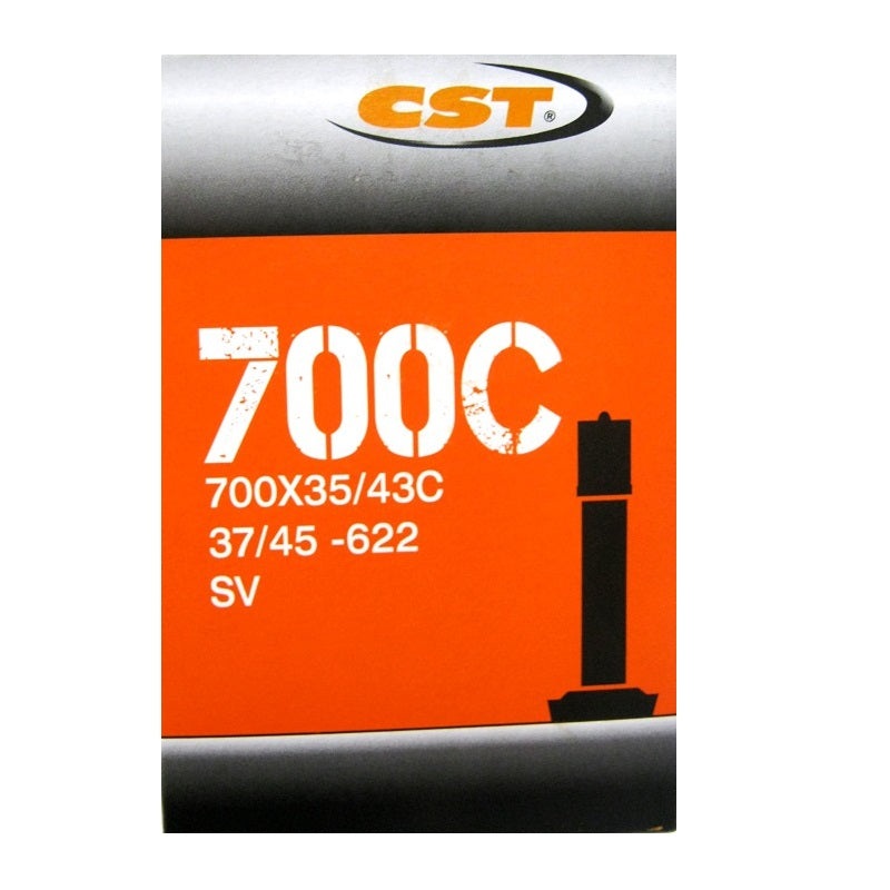 700 x 35/43 CST Inner Tubes|TUBE CST 700C X 35/43 SV (EA)|TUBE CST 700C X 35/43 SV 48MM (EA)|TUBE CST 700C X 35/43 FV (EA)