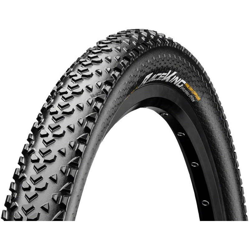 Continental Race King Tire – 29 x 2.20 Tubeless Folding BLK PureGrip ShieldWall System E25
