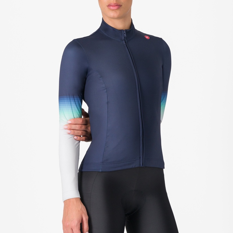 Maglia maniche lunghe donna Castelli Corso Thermal – Blu