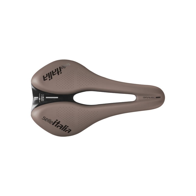 Selle Italia Novus Boost Evo Tm Superflow Gravel Saddle: Mud Brown L3