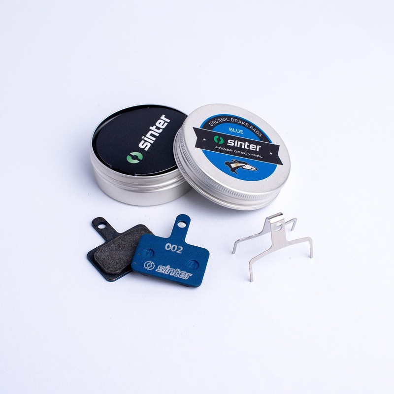 Sinter Disc Brake Pads – 002 Shimano B S530 – Single Pair Metal Can Carded: Blue