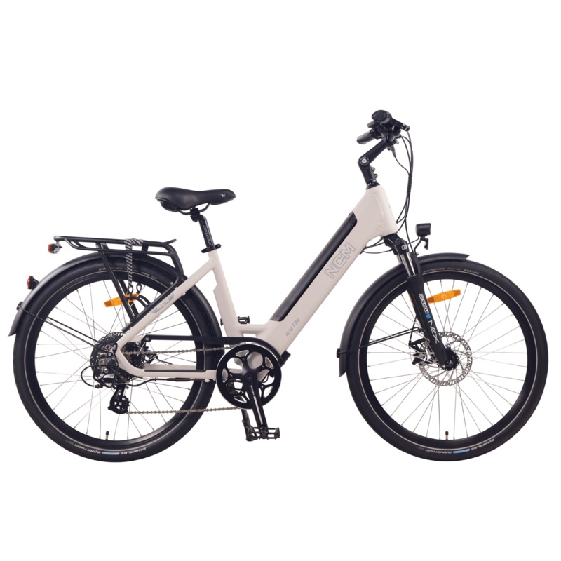 2025 NCM T3s Step-Thru Trekking E-Bike, 300W, 48V 12Ah 576Wh Battery