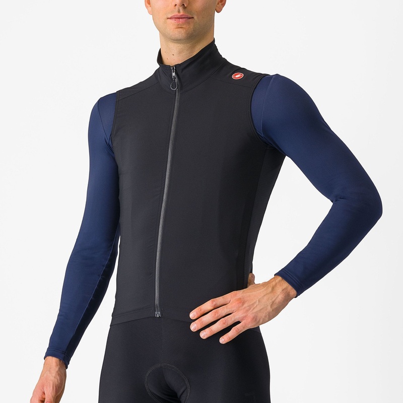 Gilet Castelli Espresso – Nero