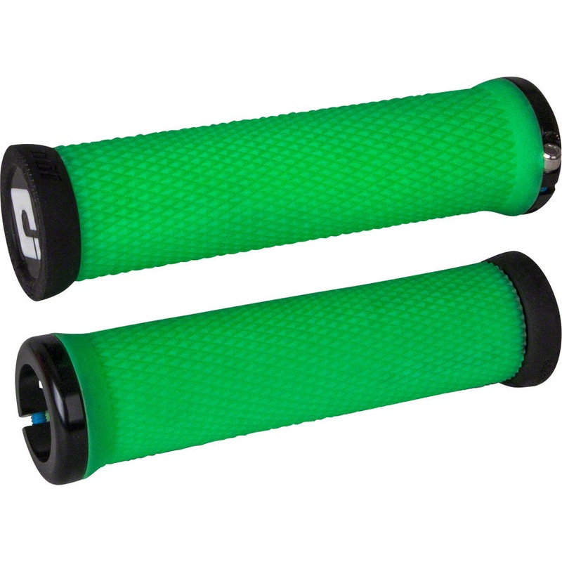 ODI Elite Motion Grips – Retro Green Lock-On