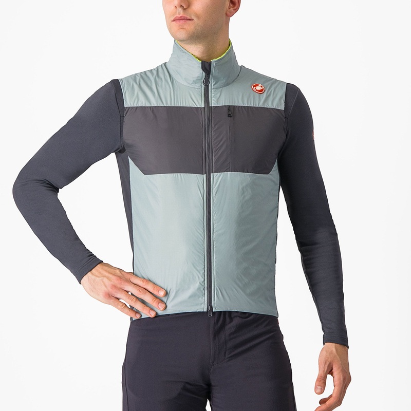 Gilet Castelli Unlimited Puffy – Verde chiaro