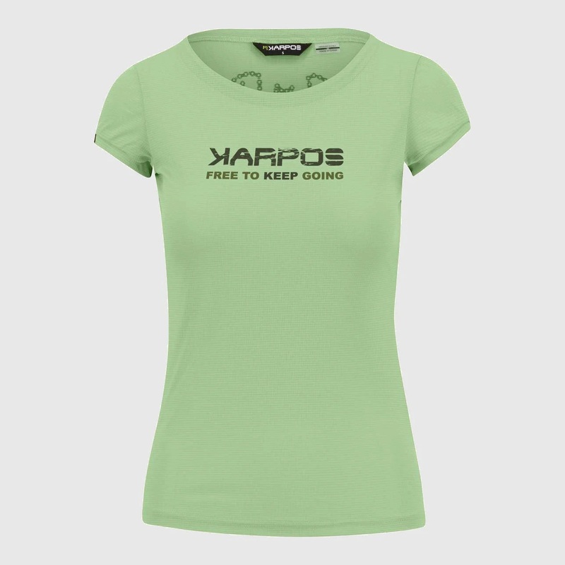 T-Shirt donna Karpos Val Federia – Verde
