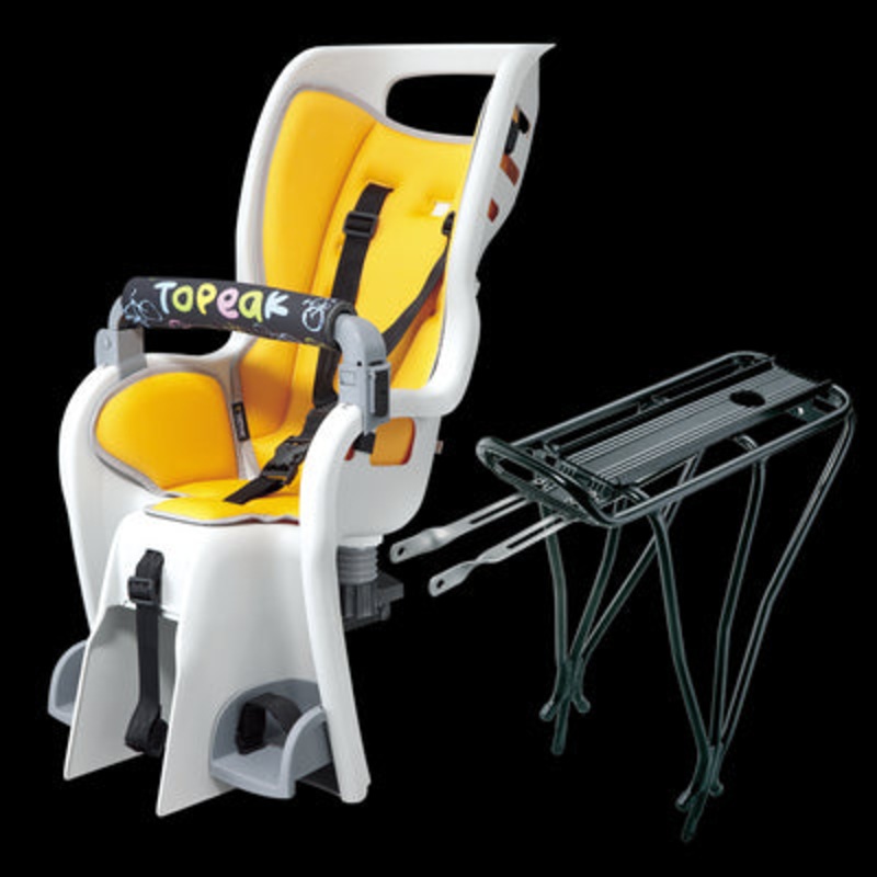 Topeak Baby Seats|Topeak Baby Seat II with Disc Rack for 26, 27.5, 700c|Topeak Baby Seat II with Disc Rack for 700c & 29|Topeak Baby Seat II with Non-Disc Rack for 26, 27.5, 700c