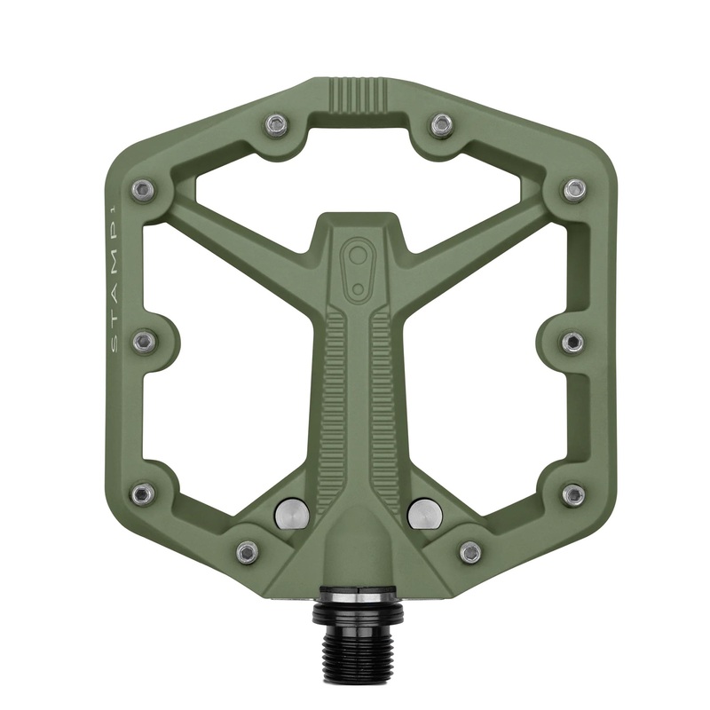 Crankbrothers Stamp 1 Gen 2 Pedals – Platform Composite 9/16 Green Small