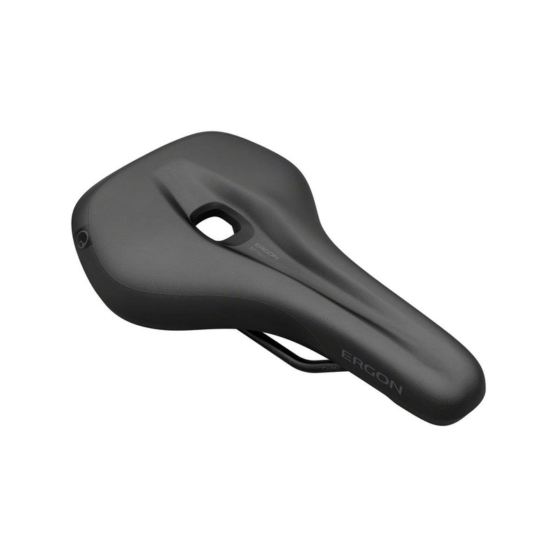 Ergon Men’s SF Saddle (Black) (Steel Rails) (S/M)