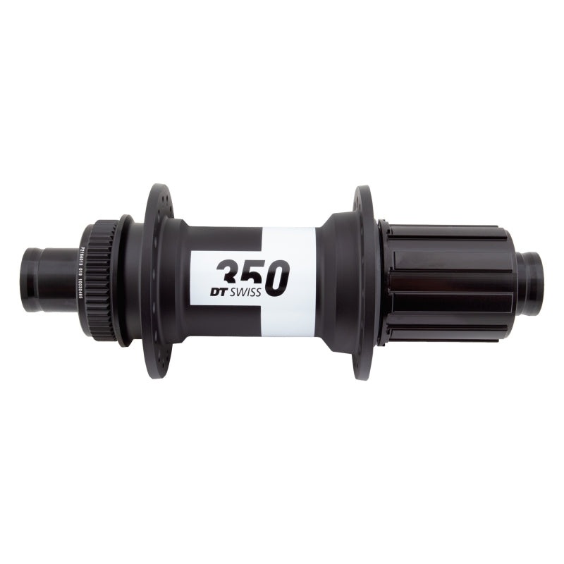 DT Swiss 350 Rear Hub – 12 x 148mm Center-Lock HG11 MTN Black 32H 36pt