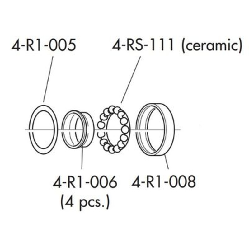 Fulcrum Part R0-150 Hub Rebuild Kit