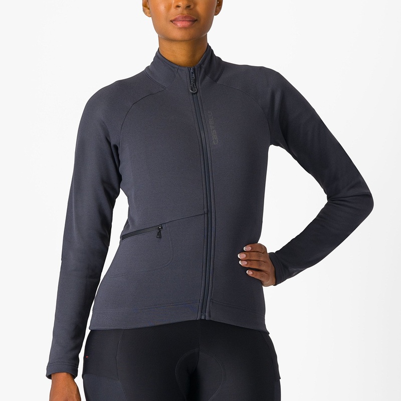 Maglia maniche lunghe donna Castelli Unlimited Trail 2 – Grigio