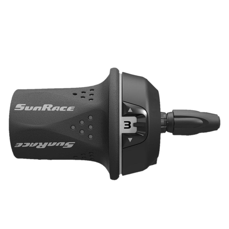 SunRace TSM21 LF Twistshift LH – Black 3spd