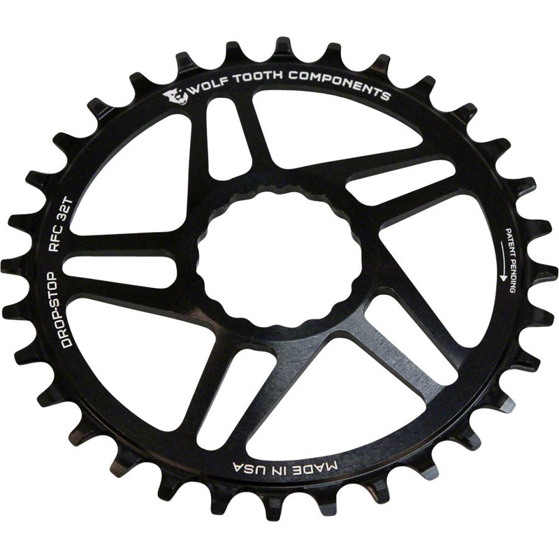 Wolf Tooth Direct Mount Chainring – 28t RaceFace/Easton CINCH Direct Mount Drop-Stop A 6mm Offset BLK