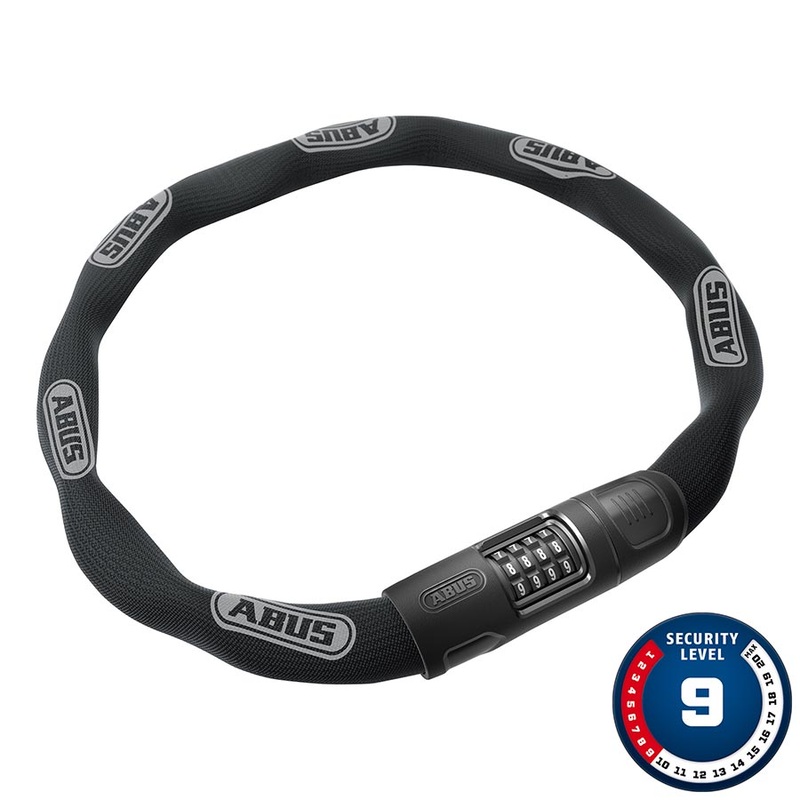 Abus 8808C Chain Lock – Combination 3.7′ 8mm Square Black