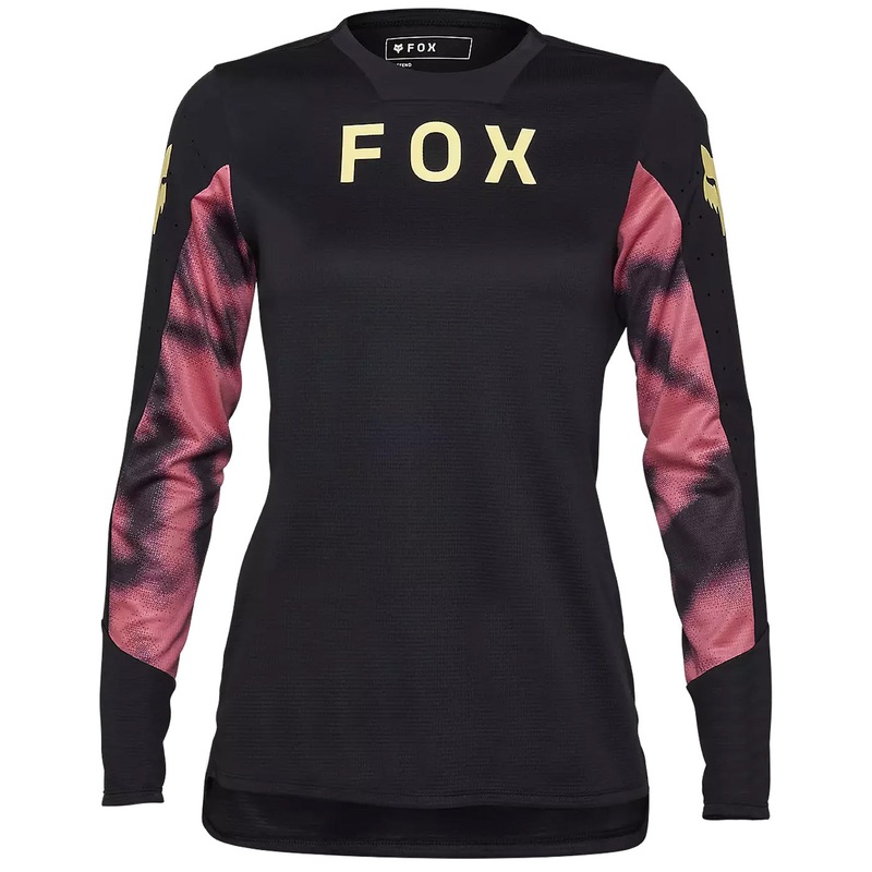 Maglia maniche lunghe donna Fox Defend Taunt – Nero rosa