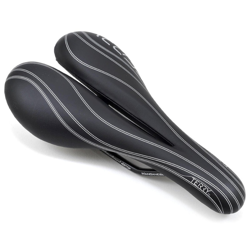 Terry Women’s FLX Saddle (Black) (Manganese Rails) (142mm)