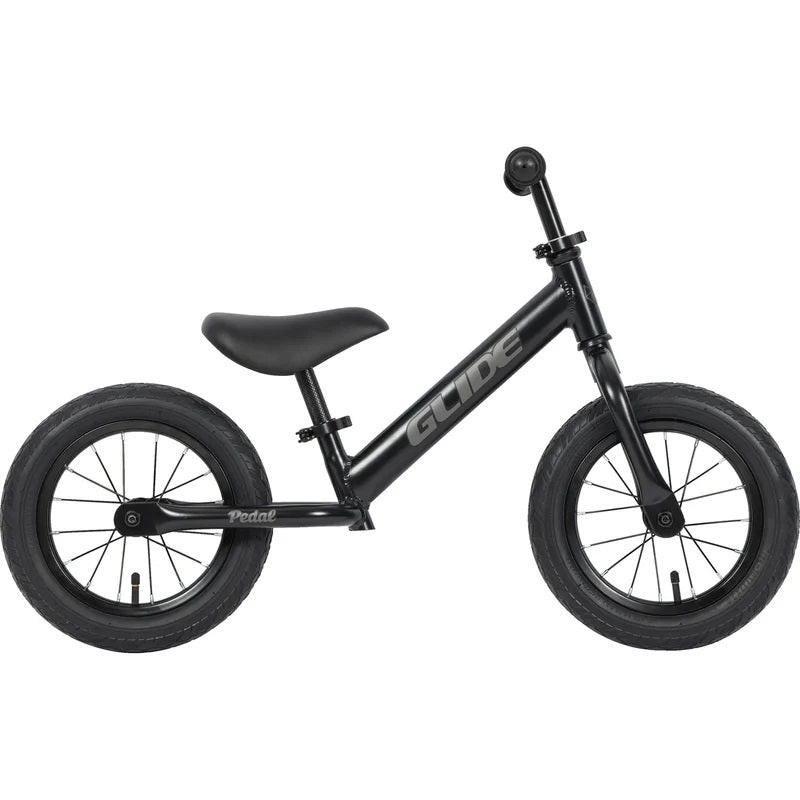 2025 PEDAL GLIDE 12 BALANCE|KIDS 12″ WHEEL (3-5 Years Old)|METALLIC BLACK
