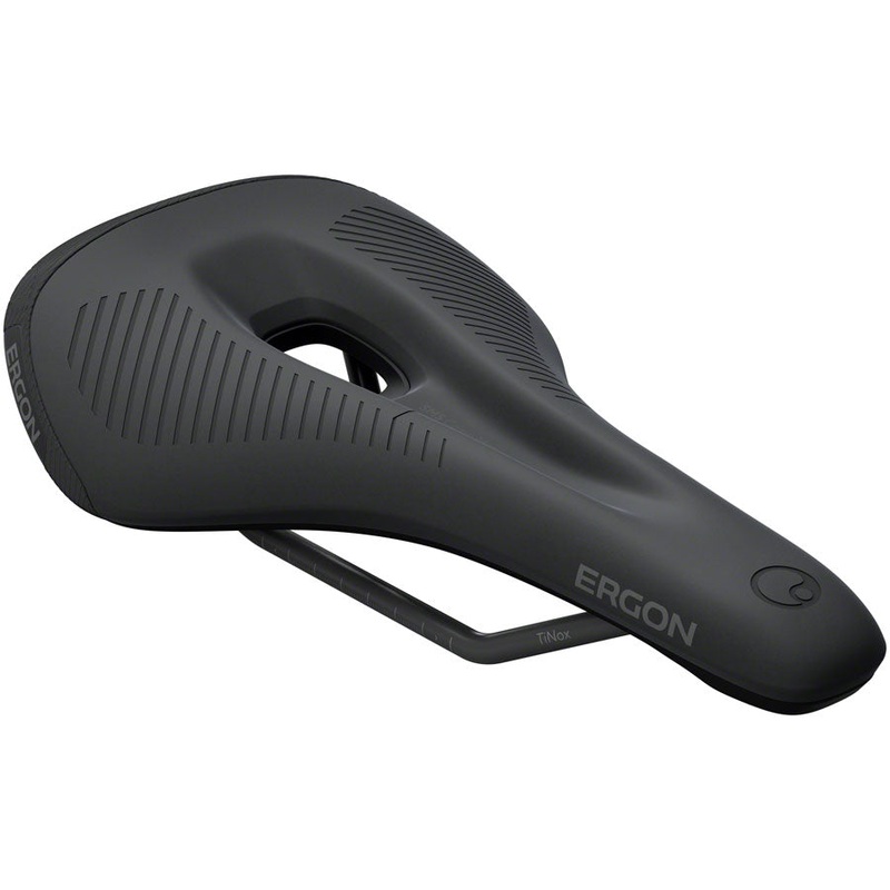 Ergon SMS Comp Saddle – TiNox SL Black Men’s Small/Medium