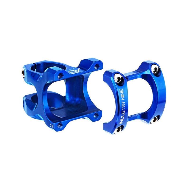 Industry Nine A35 Stem – 32mm 35mm Clamp +/-5 1 1/8 Aluminum Blue