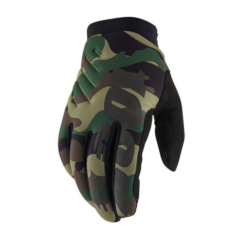 100% Brisker Cold Weather Glove – Camo / Black