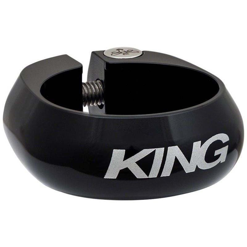Chris King Seatpost Clamp – 34.9mm Bolt-On Black