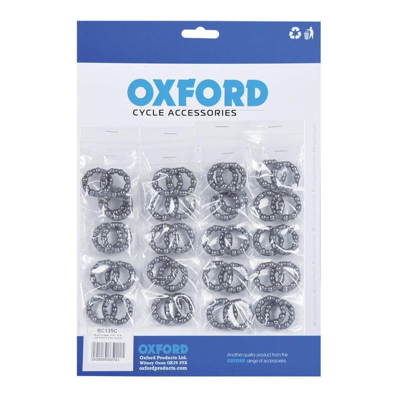 Oxford Ball Cage 5/32” x 22 20Pairs/Card