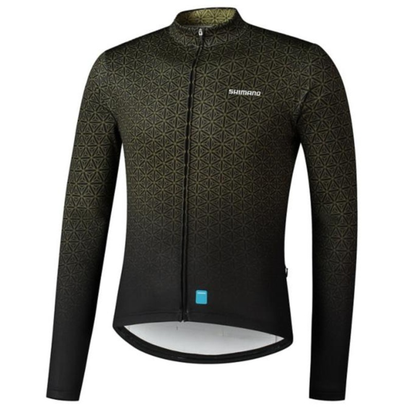 Maglia maniche lunghe Shimano Vertex Printed – Nero verde