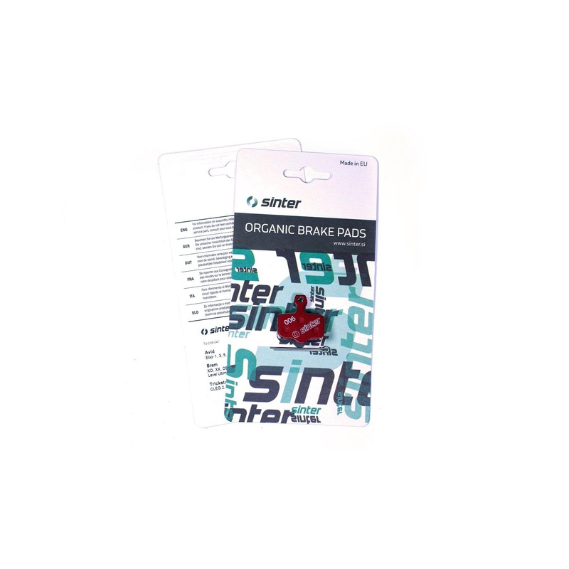 Sinter Disc Brake Pads – 006 Avid S514 – Single Pair Blister Pack: Red