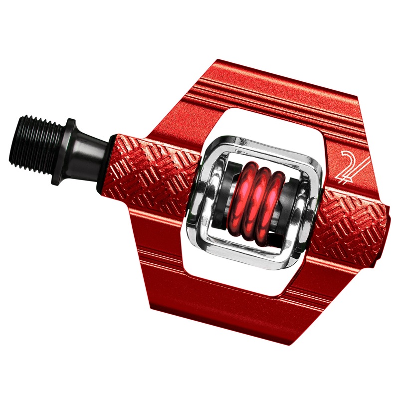 Crankbrothers Candy 2 Pedals – Dual Sided Clipless Aluminum 9/16 Red