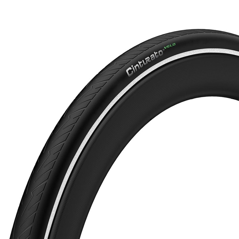Pirelli Cinturato Velo TLR Tire – 700 x 28 Tubeless Folding Black Reflective
